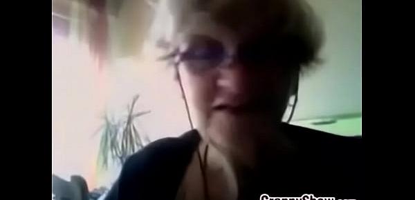  Grandma Shows Off Her BreastsBusty Grandma Sh